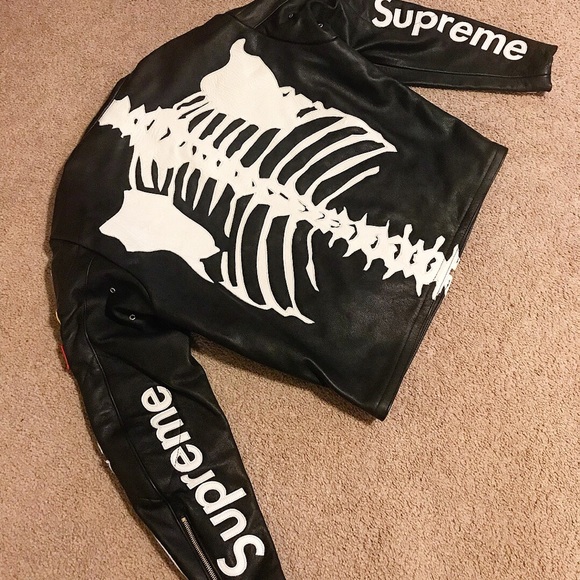 Supreme x Vanson Leather Bones Jacket - Picture 7 of 8